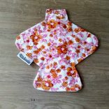 Narancs virág tisztasági mosható betét 18cm