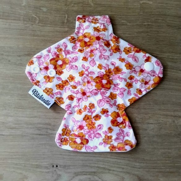 Narancs virág tisztasági mosható betét 18cm