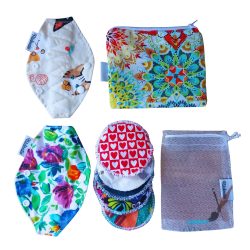    Tisztasági mosható tanga betét csomag meglepetés mintával - 4db-os