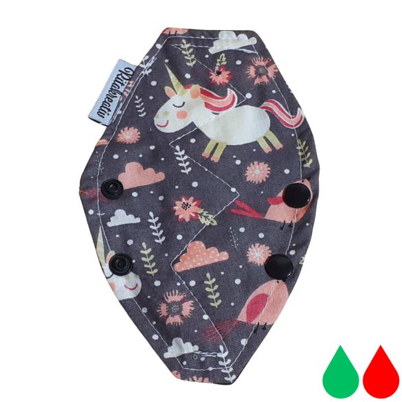 Mezei unikornis tanga mosható betét 18cm - tisztasági