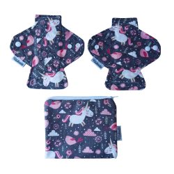 Tisztasági mosható betét csomag Mezei unikornis - 3db-os 