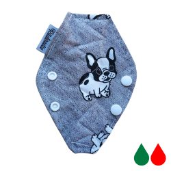Boston terrier tanga mosható betét 16cm - tisztasági
