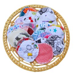   1db mosható arctisztító korong bambusszal, meglepetés mintával