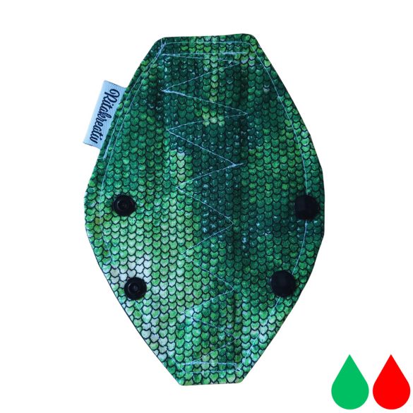 Kígyóbőr tanga mosható betét 18cm - tisztasági