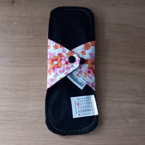 Narancs virág mosható betét 22cm