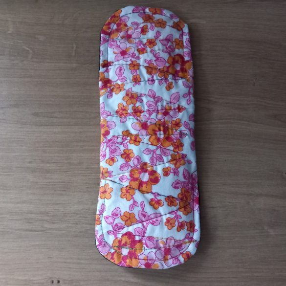 Narancs virág mosható betét 22cm