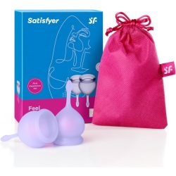   Intimkehely 2db-os szett tárolózsákkal - Satisfyer Feel Good 
