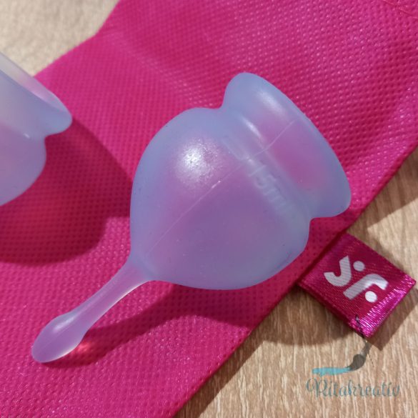 Intimkehely 2db-os szett tárolózsákkal - Satisfyer Feel Good kék