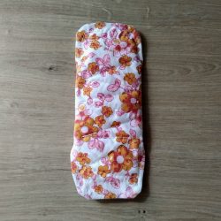   Narancs virág tisztasági mosható betét 16cm (piskóta forma)