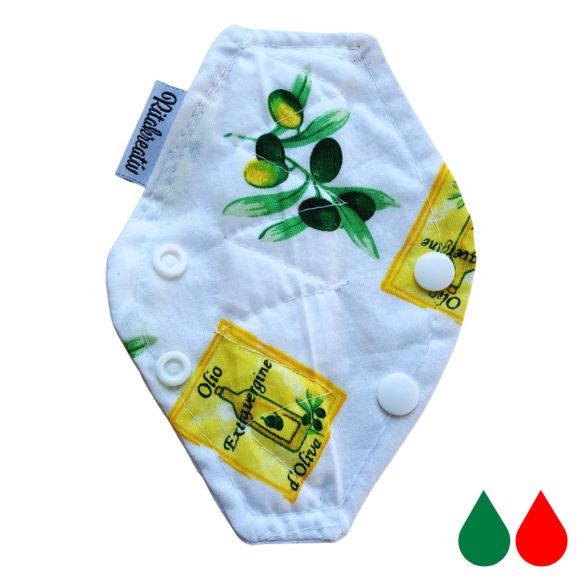 Oliva tanga mosható betét 16cm - tisztasági