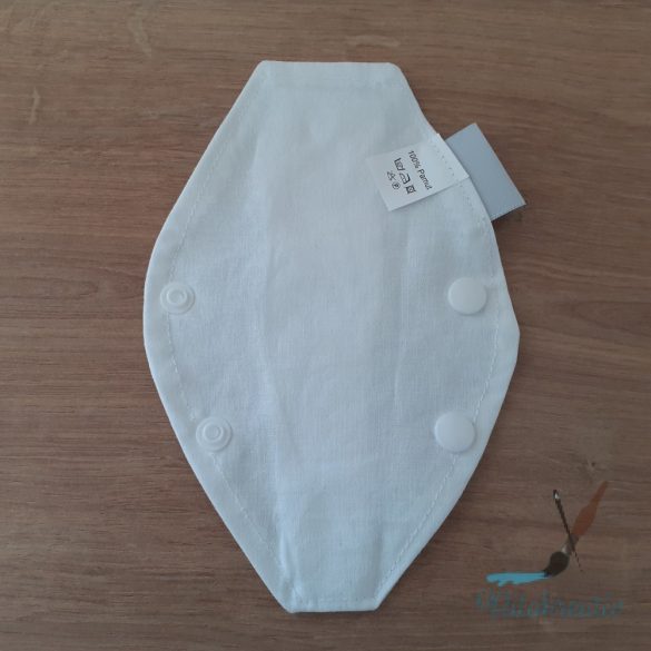 Fehér tanga mosható betét 18cm - tisztasági