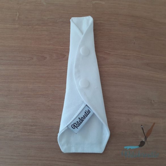 Fehér tanga mosható betét 18cm - tisztasági