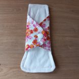 Narancs virág tisztasági mosható betét 16cm