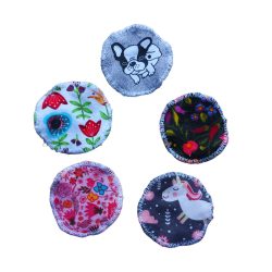   5db mosható arctisztító korong bambusszal, meglepetés mintával