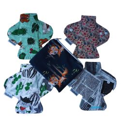   Tisztasági mosható betét csomag meglepetés mintával - 5db-os