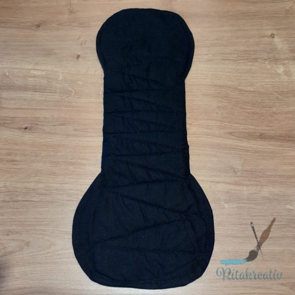 40cm szülés utáni mosható betét fekete