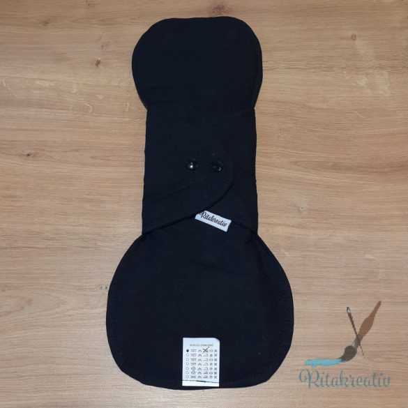40cm szülés utáni mosható betét fekete