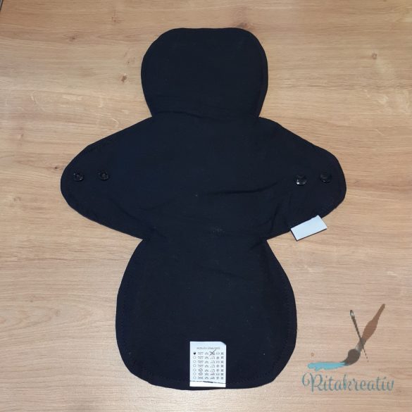 40cm szülés utáni mosható betét fekete