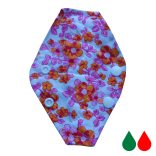 Narancs virág tanga mosható betét 16cm - tisztasági