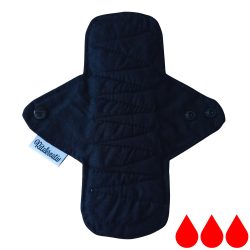 Fekete mosható betét 22cm