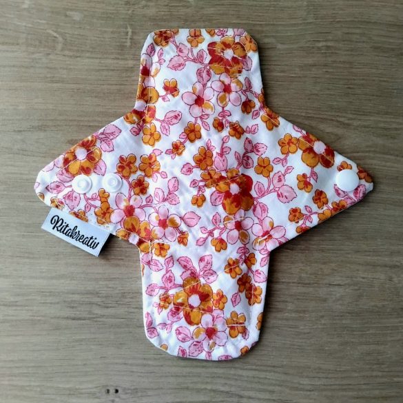 narancs virág tisztasági mosható betét 18cm (piskóta forma)