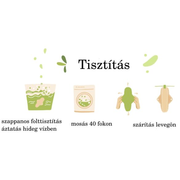 Meglepetés mintával mosható betét 30cm