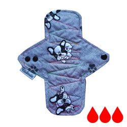 Boston terrier mosható betét 22cm