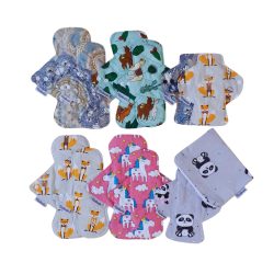   Emma mosható betét csomag normál és erős vérzéshez meglepetés mintával