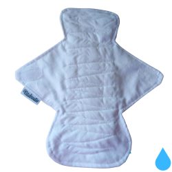 Tépőzáras fehér mosható inkontinencia betét 26cm