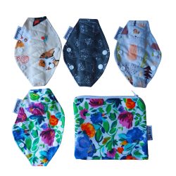    Tisztasági mosható tanga betét csomag meglepetés mintával - 5db-os