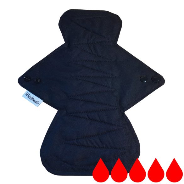 Fekete mosható betét 30cm