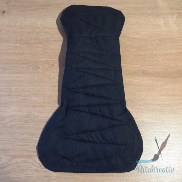 Fekete mosható betét 30cm