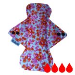 Narancs virág mosható betét 26cm