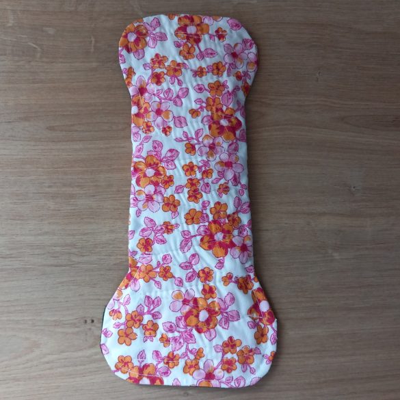 Narancs virág mosható betét 26cm