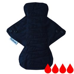 Fekete mosható betét 26cm