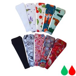   10db 18cm mosható tanga betét tisztasági meglepetés mintával